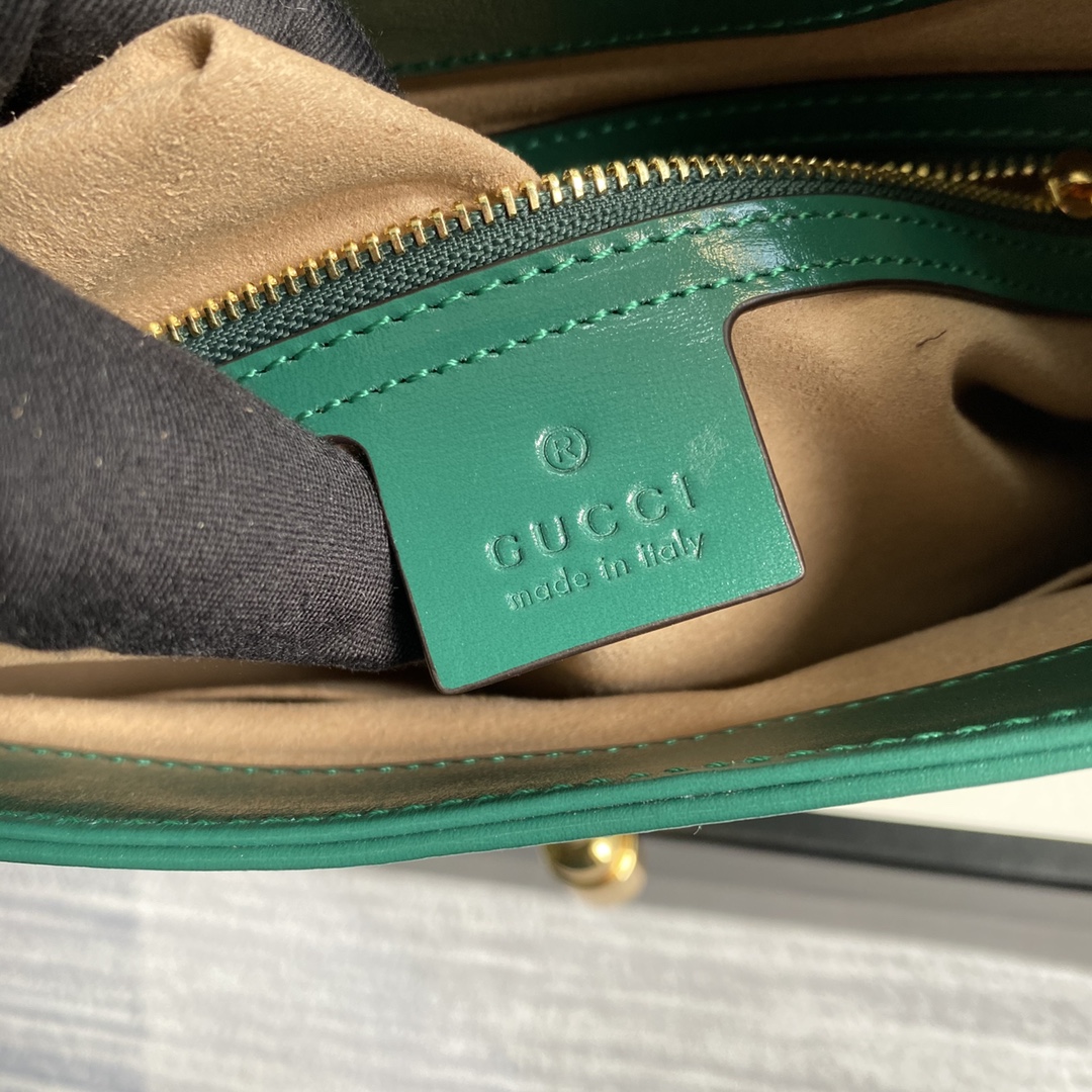 Gucci Jackie 1961 Small Shoulder Bag 636709 Green